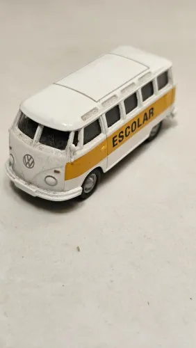 Greenlight Vw Kombi Escolar Volkswagen Green Machine Branco