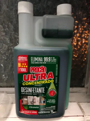 Desinfetante Ultra Concentrado Bactericida Dosador Procão 1l