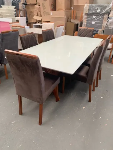Mesa 2,00 X 1,00 com 6 Cadeiras