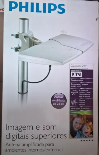 Antena digital Philips 22dB externa/interna