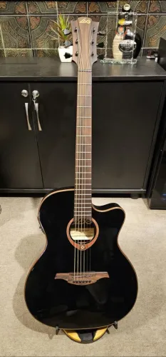 Violão LEG Elétrico Cutaway Preto
