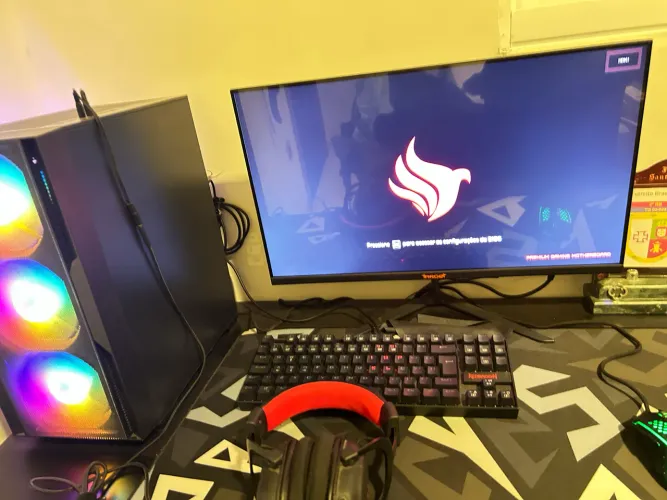 ? PC Gamer Ryzen 5 5500 + RTX 3060 MSI 12GB + Monitor 165Hz | Setup Completo ?