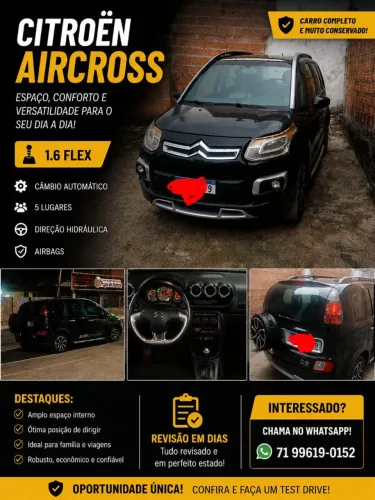 Citroen Aircross GLX 1.6 Flex 16V 5P Aut. 2012