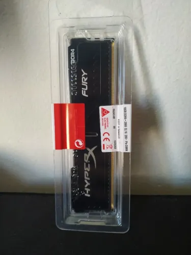Memória RAM Kingston HyperX Fury DDR4 16GB (1x16GB) 2666MHz, NOVA LACRADA NA CAIXA