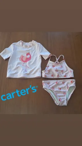 Conjunto Praia Carters 3 peças. Tam 3 anos