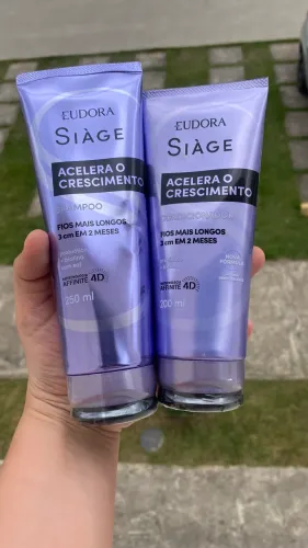 Kit Shampoo e Condicionador Eudora Siage 