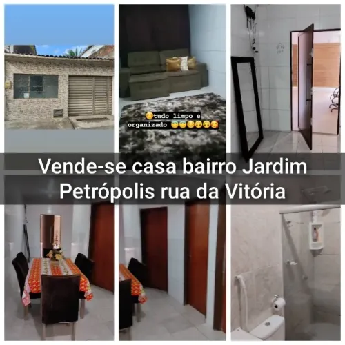 Vende-se casa bairro Jardim Petrópolis rua da Vitória