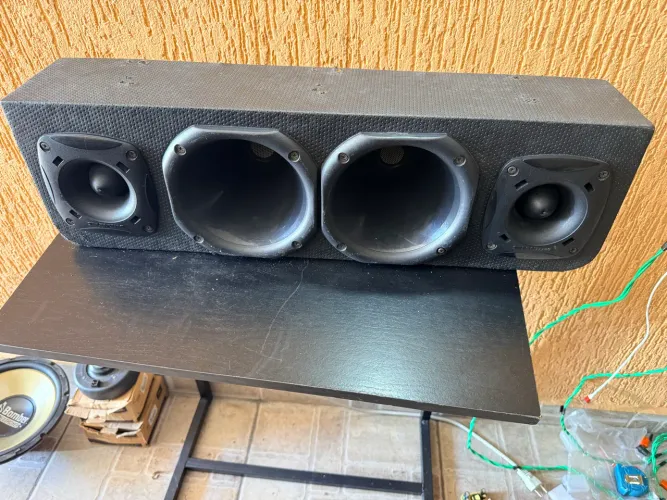 Caixa Corneteira trio Completa 2 Drivers JBL D200 + 2 Super Tweeters ST200