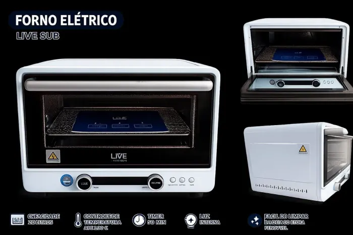 Forno Live sublimação 40 litros