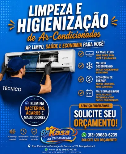 Limpeza de arcondicionado