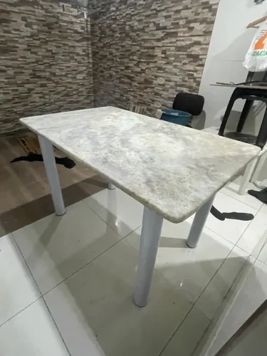 Mesa granito + base ferro