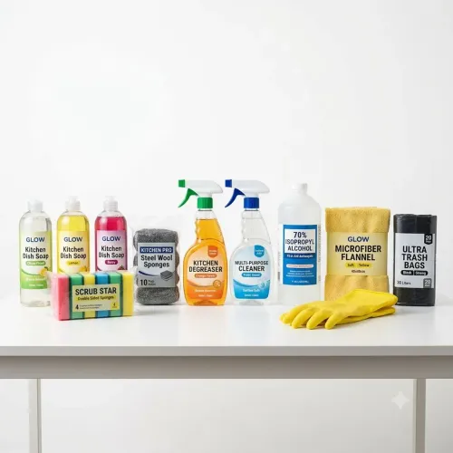 Kit Prático Limpeza Cozinha 11 Itens