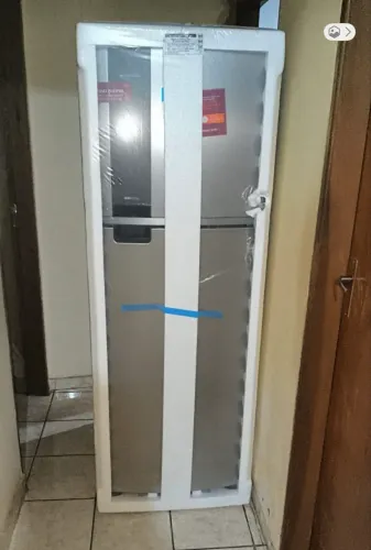 Brastemp BRM46MK Frost Free 385 litros Duplex Inox, 100% nova, lacrada e sem uso.