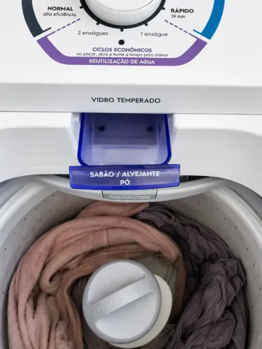 Máquina de Lavar Electrolux 8,5kg Branca Turbo Economia