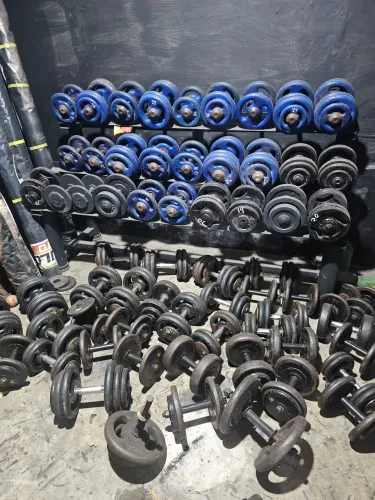 Halteres emborrachado 12 reais kg