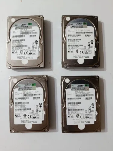 HDs Corporativos SAS 600GB 10K RPM HP/HPE/HGST/Seagate - Servidores