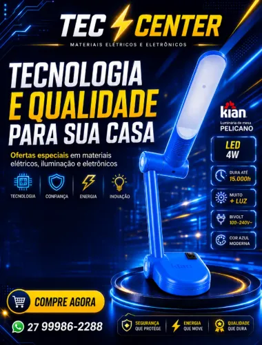 Luminaria de mesa Pelicano 4W