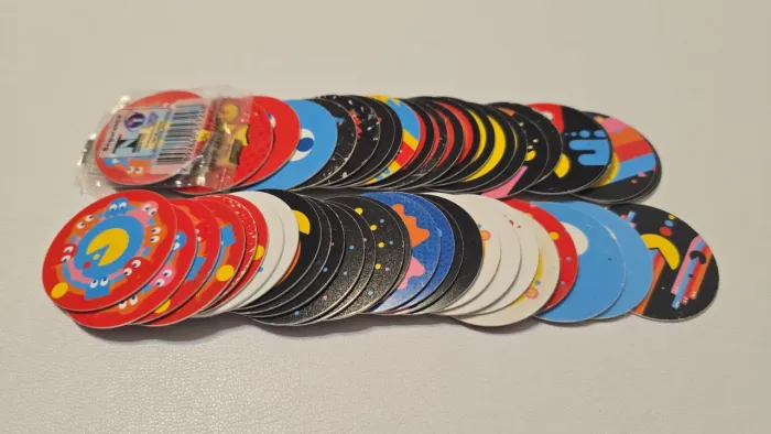 Lote de Tazos Pac Man