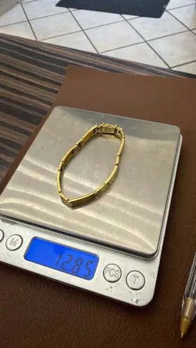 Vendo bracelete ouro 18k top