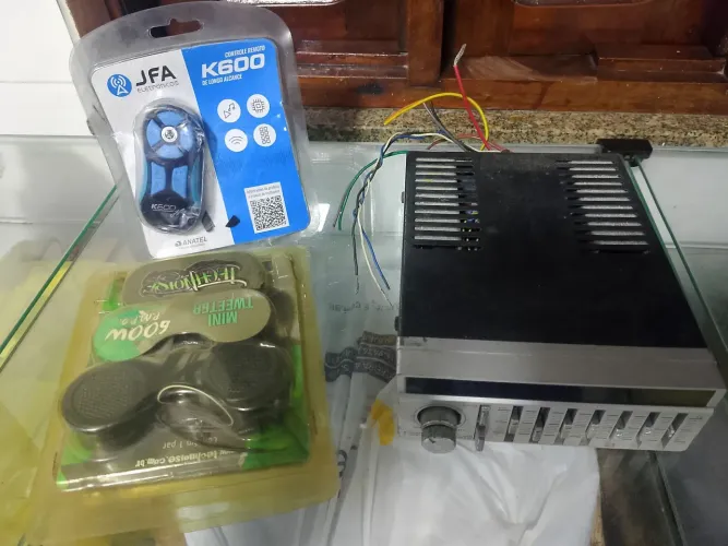 Controle , engate , tueter e equalizador