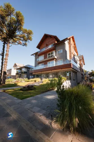 Apartamento 1 dormitório com churrasqueira em Gramado