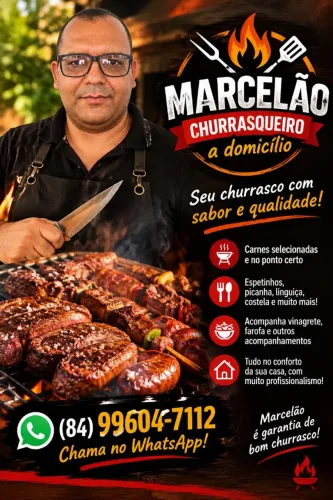 Churrasqueiro a domicílio 