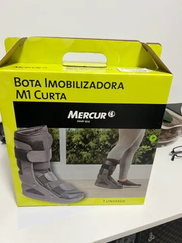 Bota Imobilizadora Mercur M1 Curta - Tamanho P 