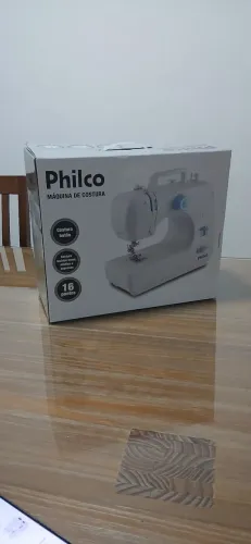 Máquina de costura philco pmc16bp portatil