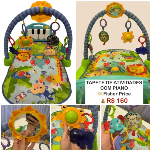 Tapete de Atividades para Bebês Piano Deluxe - Fisher Price