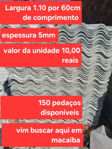Tenho 150 pedaços disponíveis, se tiver interesse deixar seu contato