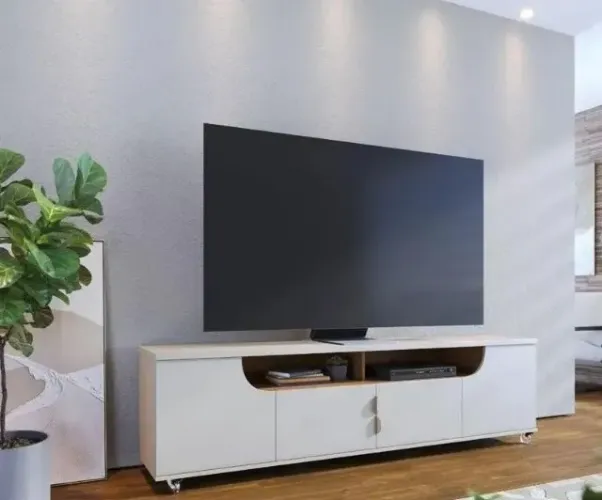 Bancada Santorini P/ TV até 75" (Dividimos em até 10x Sem Juros)