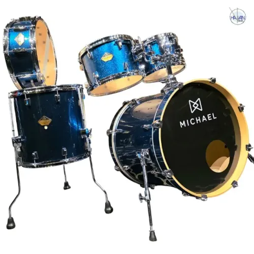 BATERIA MICHAEL LEGACY BIRCH Shell Pack, Blue Sparkle - Nova, Envio