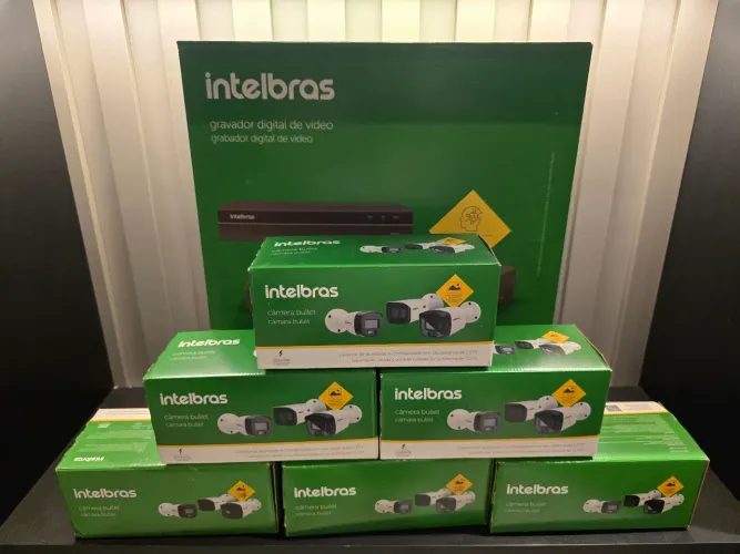 Câmeras de segurança na promoção