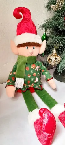 Elfo de natal decoração natalina