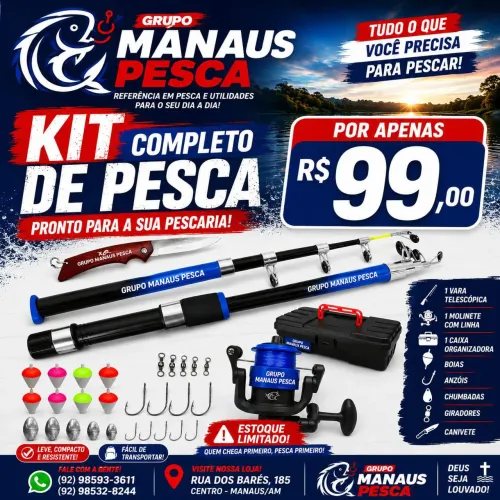 Kit Pesca Profissional 