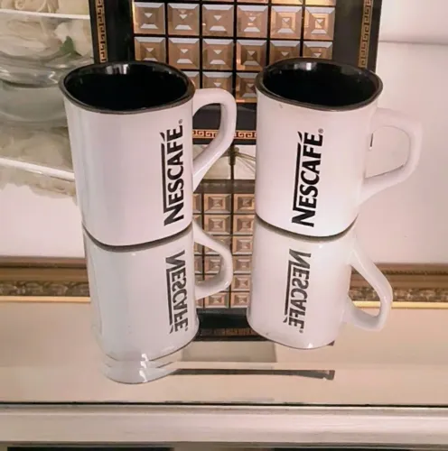 Par de Canecas Nescafé Edição Especial
