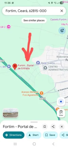 terrenos centro Fortim Ceará praia