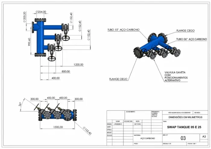 Projetos Mecânicos e Civis | SolidWorks | AutoCAD | SketchUp | Desenho Técnico
