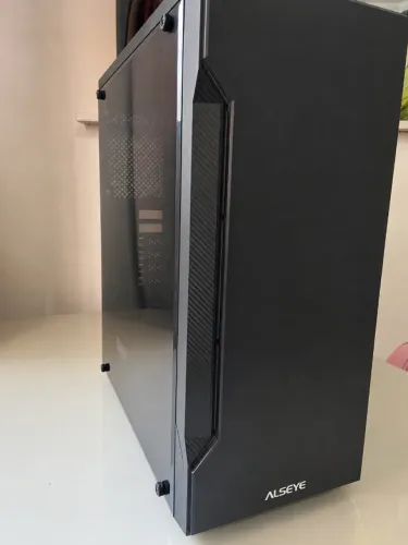 Gabinete Gamer ALSEYE com Lateral Transparente + 2 Fans Aigo