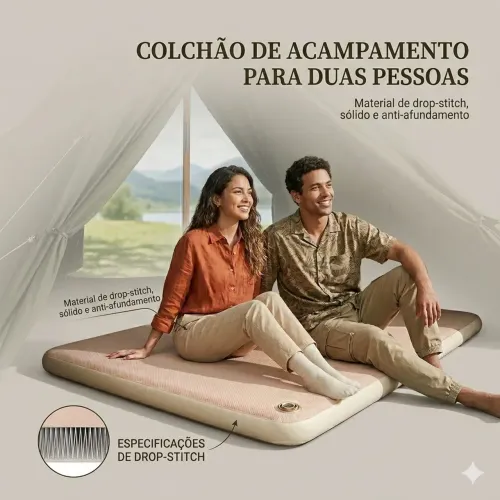 Colchao casal inflável Drop-stitch Joyfox