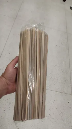 Espeto de bambu de 35 centímetro  5mm,palito de bambu 35 cetimetro  5mm