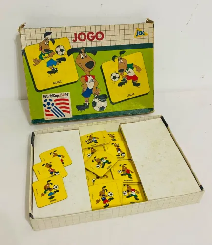 Antigo Jogo De Memória Copa 94 World Cup Usa 94 Jak ( falntando 3 peças )