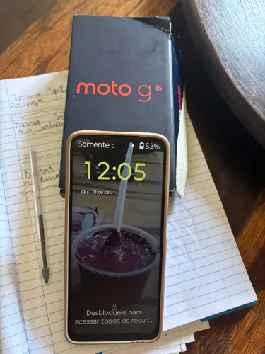 Vendo moto g15 256gb