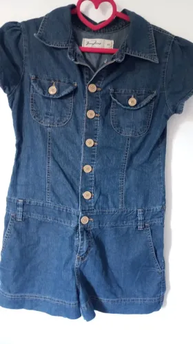 Macaquinho jeans
