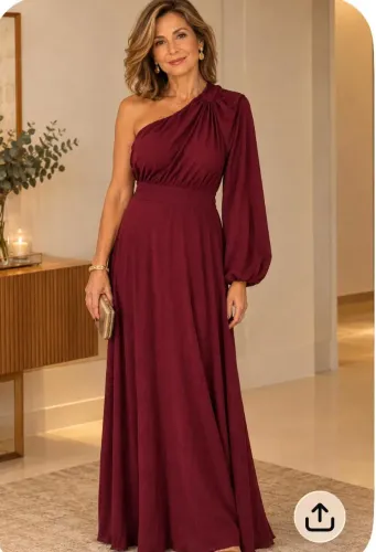 Vestido social feminino