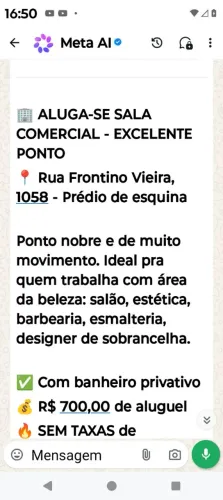 sala comercial 