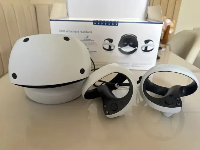 VR2 Óculos de Realidade Virtual Para PlayStation 5 PS5 Usado Apenas 3 Vezes Com Nota Fisca
