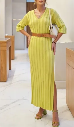 Vestido animale tricot lurex lima