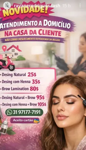 Designer sobrancelhas,lash designer