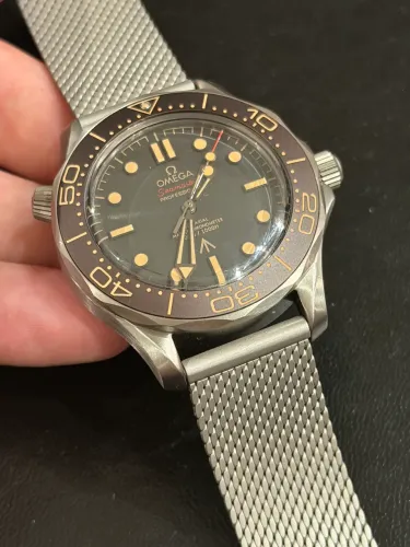 Relogio Omega Seamaster 007 Titanium ETA - Top de Linha Completo